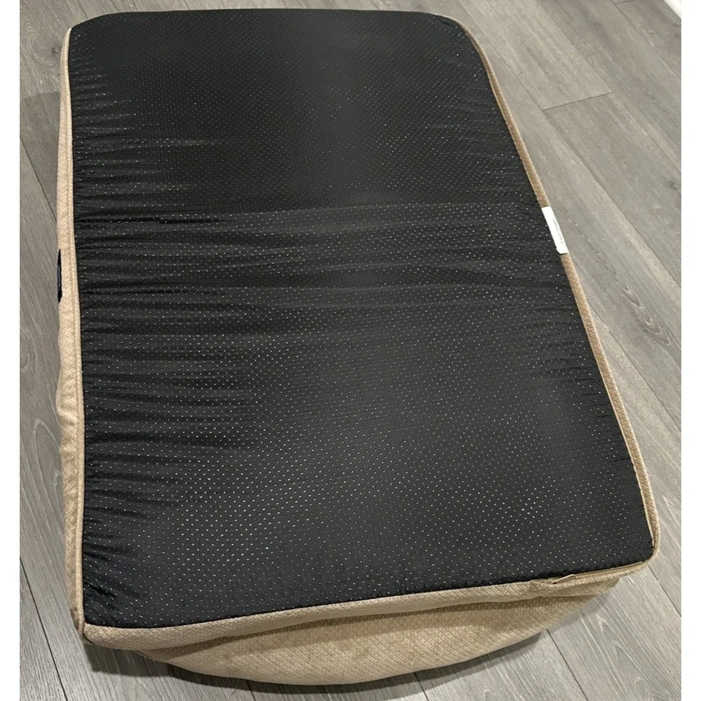 Serta® Ortho Foam Quilted Couch Pet Bed Tan 34 X 24 X 8 Plush Washable